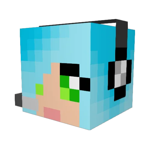 Millebm2002 Minecraft avatar head, 3D render