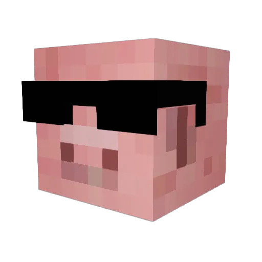 Millelindh Minecraft avatar head, 3D render
