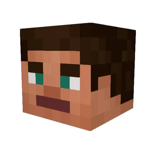 Millenium_Sc Minecraft avatar head, 3D render