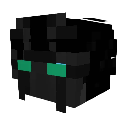 Miller222 Minecraft avatar head, 3D render