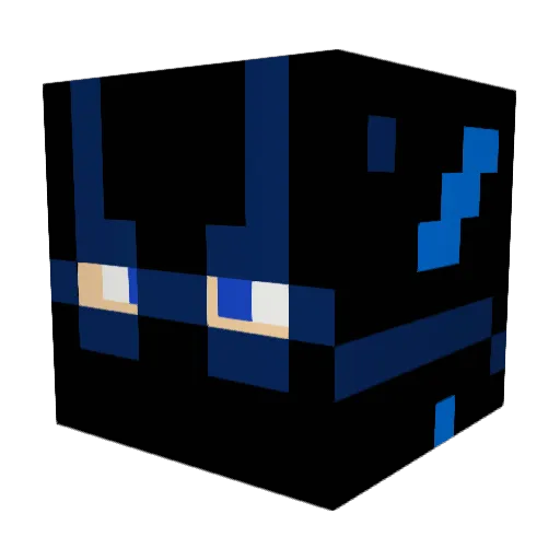 MillerSmooth Minecraft avatar head, 3D render