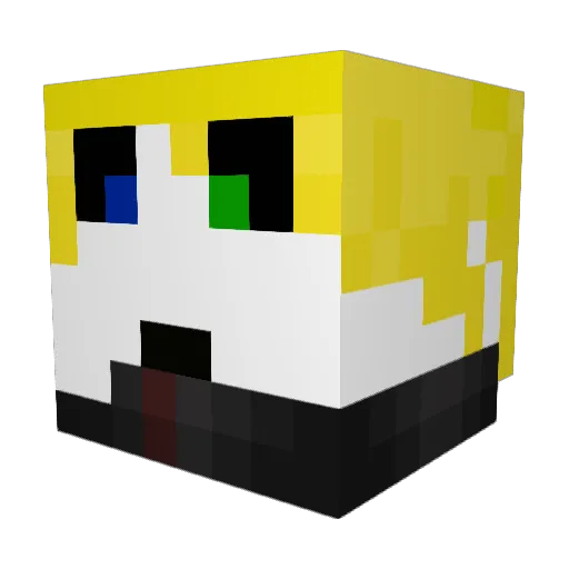 Millerdoger3 Minecraft avatar head, 3D render