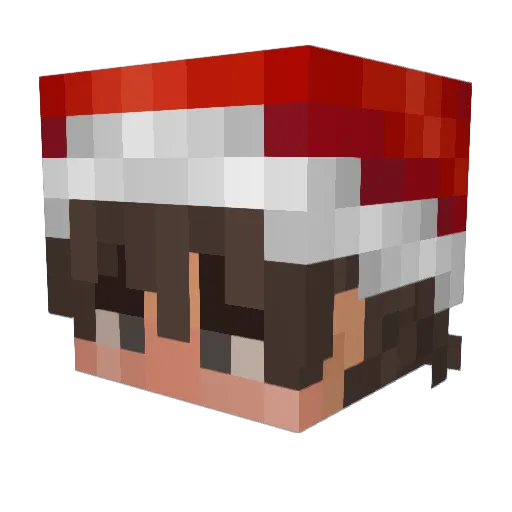 Millia_vl Minecraft avatar head, 3D render