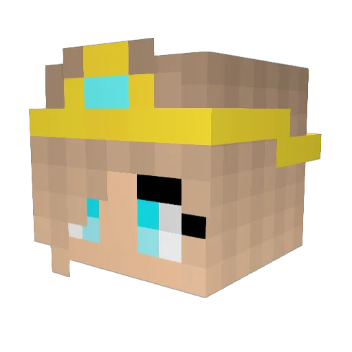 MillieHumble Minecraft avatar head, 3D render