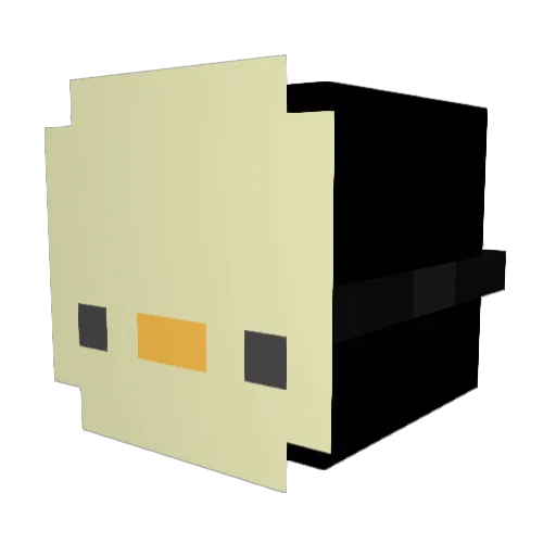 Minecraft-Avatar von MillieMeoww: Kopf als 3D-Render