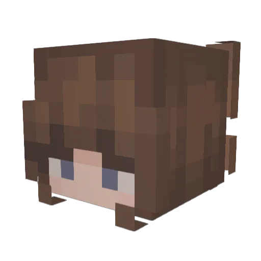 Milliemay3115 Minecraft avatar head, 3D render