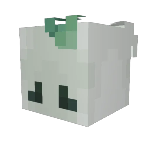 MillionsMustMeow Minecraft avatar head, 3D render