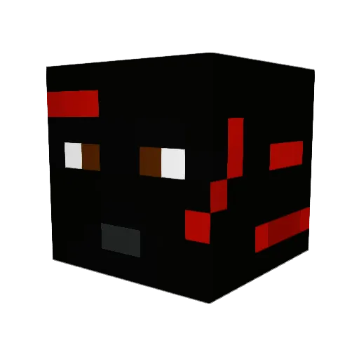 MillionsRMine Minecraft avatar head, 3D render