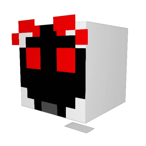 Millipede0527 Minecraft avatar head, 3D render