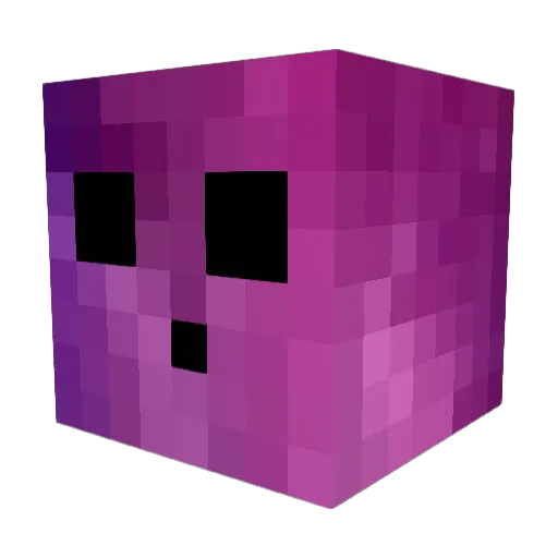 Millls Minecraft avatar head, 3D render
