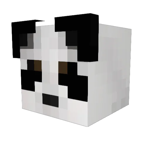 MilloJRM Minecraft avatar head, 3D render