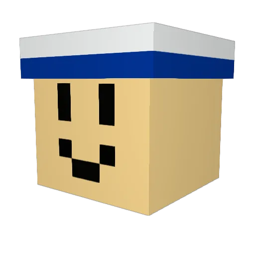 Millord9 Minecraft avatar head, 3D render