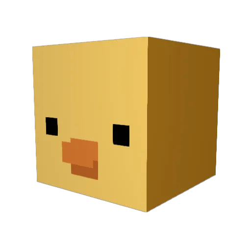 MillyIsntSilly Minecraft avatar head, 3D render