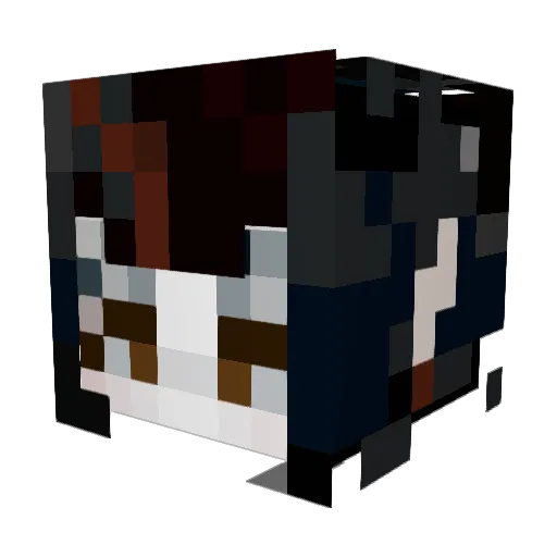 Milo9946 Minecraft avatar head, 3D render