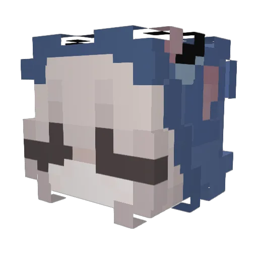 MiloCheese14 Minecraft avatar head, 3D render