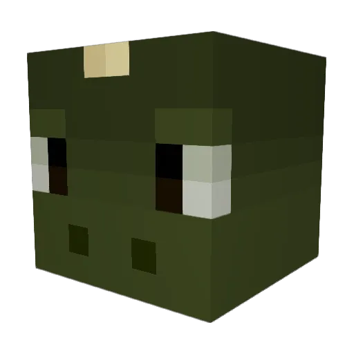MiloH05 Minecraft avatar head, 3D render