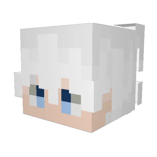 Minecraft-Avatar von MiloItsuki: Kopf als 3D-Render