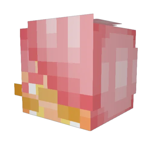 MiloPrince Minecraft avatar head, 3D render