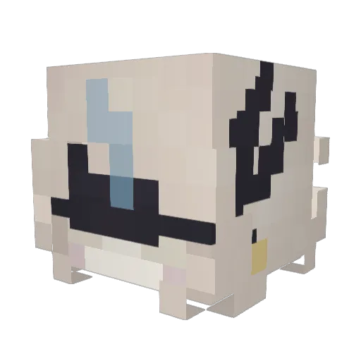 MiloTheS1lly Minecraft avatar head, 3D render