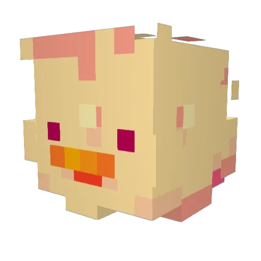 MiloXeq Minecraft avatar head, 3D render