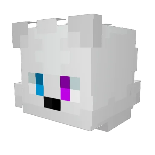 Milo_07 Minecraft avatar head, 3D render