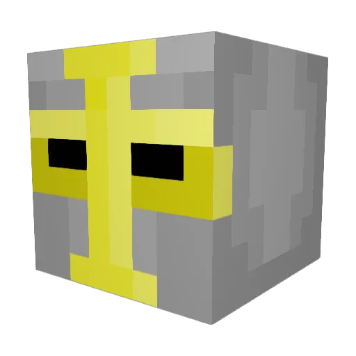 Milocolombo Minecraft avatar head, 3D render