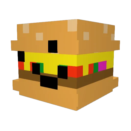 Milorbb Minecraft avatar head, 3D render