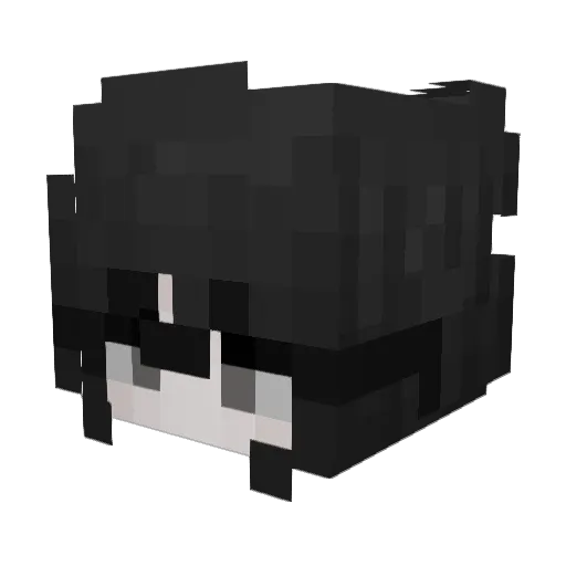 Milost13 Minecraft avatar head, 3D render