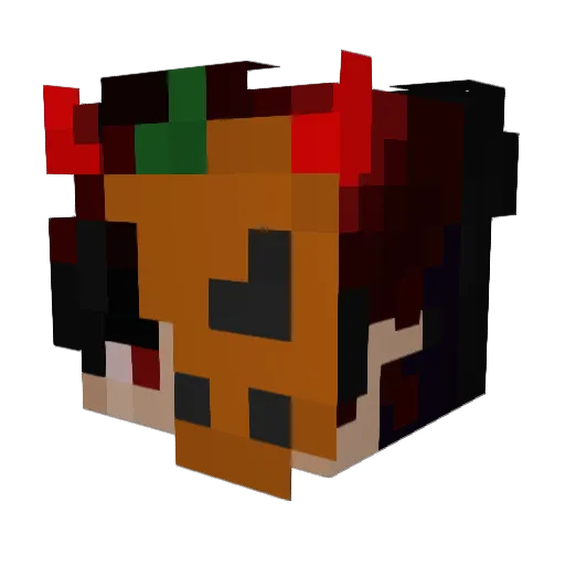 Miloszek_8 Minecraft avatar head, 3D render