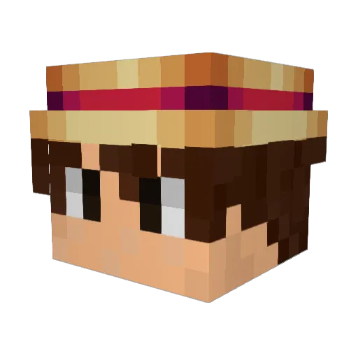 MiloticAsh Minecraft avatar head, 3D render