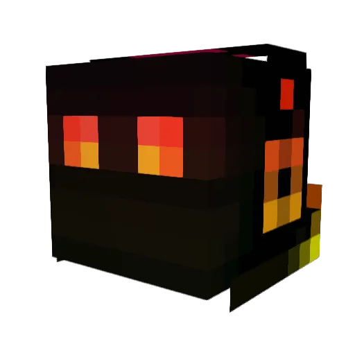 MiloticHD Minecraft avatar head, 3D render