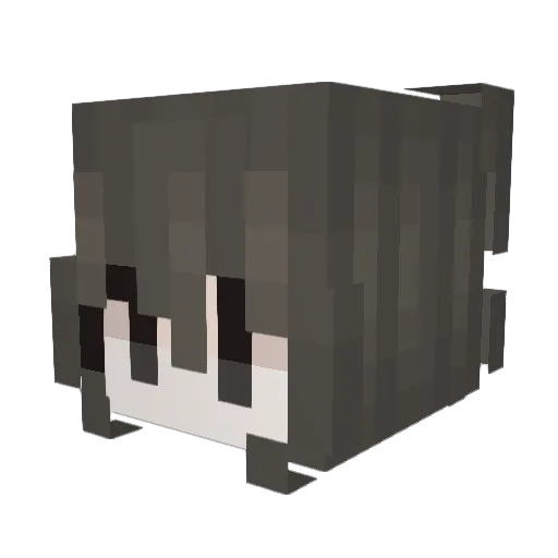 Milowgod Minecraft avatar head, 3D render