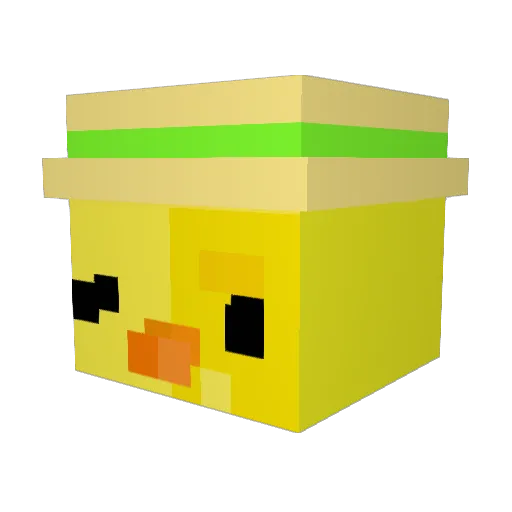 Milpertti1 Minecraft avatar head, 3D render