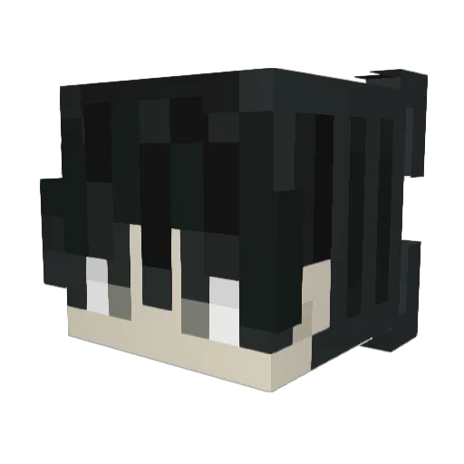Milso_01 Minecraft avatar head, 3D render