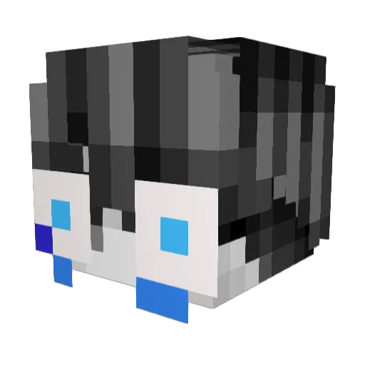 Milster8 Minecraft avatar head, 3D render