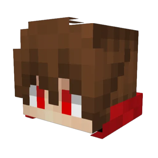Miltheran Minecraft avatar head, 3D render