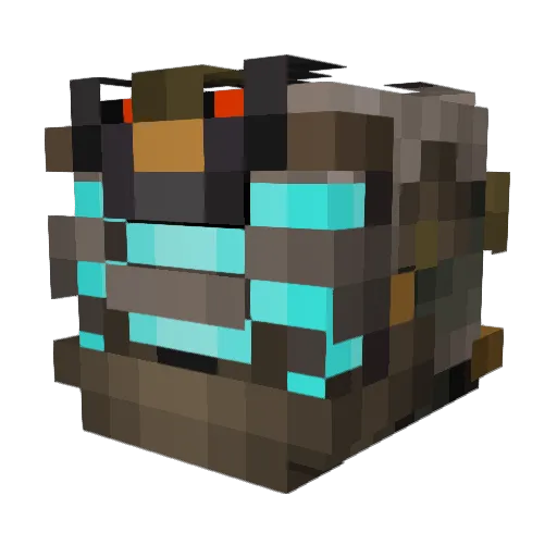 Miltiades001 Minecraft avatar head, 3D render