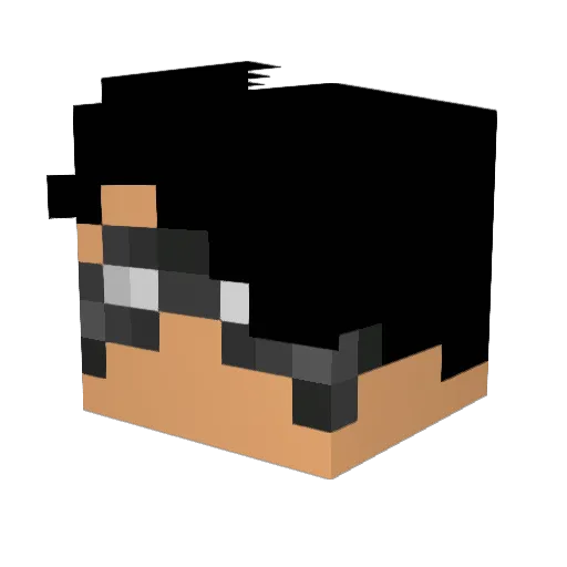 MiltonCurrency Minecraft avatar head, 3D render