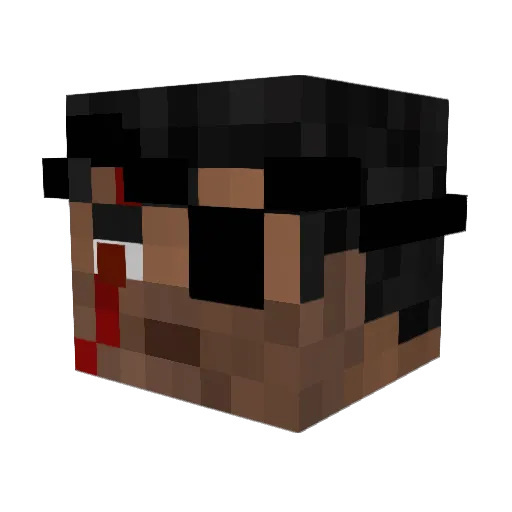 Mily_ziom_352 Minecraft avatar head, 3D render