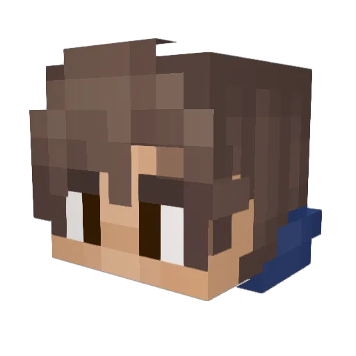 MilzWashingtoNjr Minecraft avatar head, 3D render