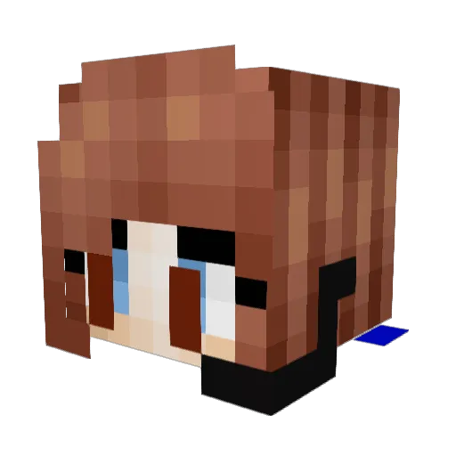 Milzer54 Minecraft avatar head, 3D render