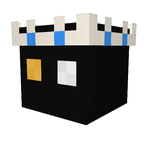 Mim8za Minecraft avatar head, 3D render