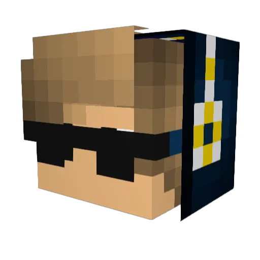 MimarArdaaa Minecraft avatar head, 3D render