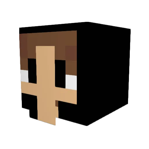 Mimas73 Minecraft avatar head, 3D render
