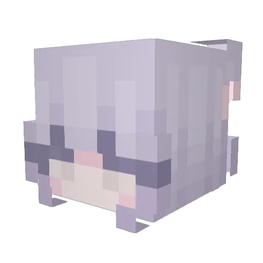 Mimb0 Minecraft avatar head, 3D render