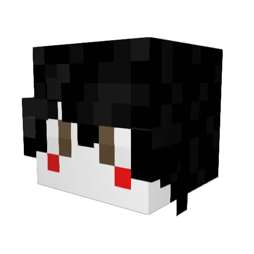 MimeLeo Minecraft avatar head, 3D render