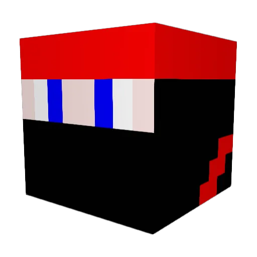 Mimi777skr Minecraft avatar head, 3D render