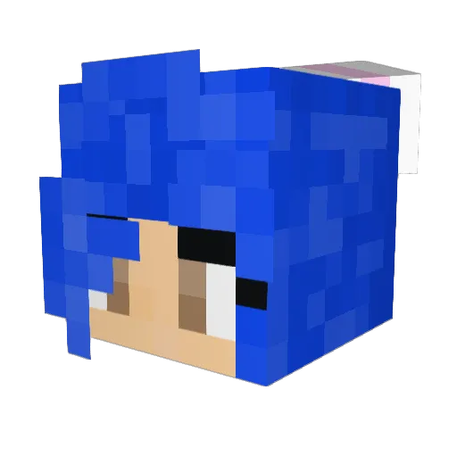 MimiArmy2068 Minecraft avatar head, 3D render