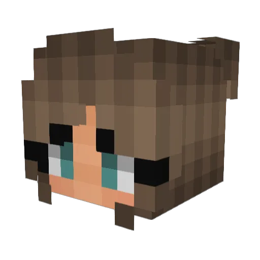 MimiGame1008 Minecraft avatar head, 3D render