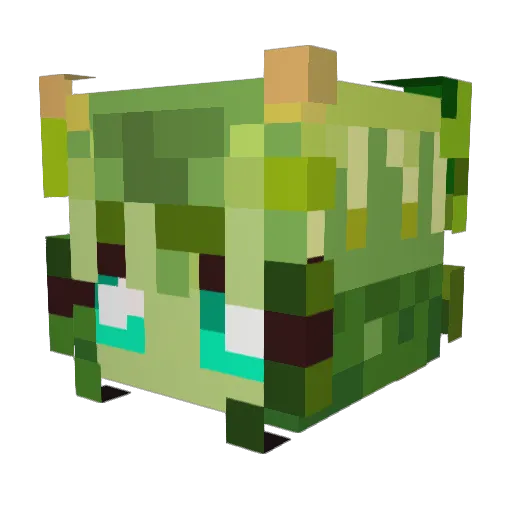 Mimi_Sleepy_ Minecraft avatar head, 3D render